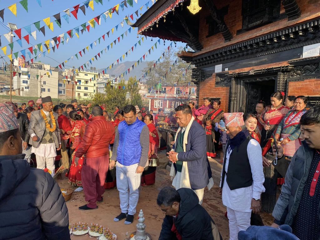 टाेखाको ऐतिहासिक सपनतीर्थ (सपनविनायक) मूर्तिको जिर्णाेद्वार तथा प्राणप्रतिस्थापन सम्पन्न