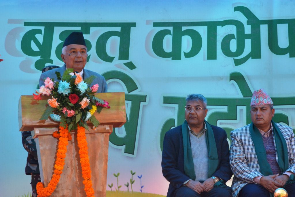 कृषि क्षेत्रकाे विकासका लागि नीतिगत सुधार चाहिन्छ : राष्ट्रपति पौडेल