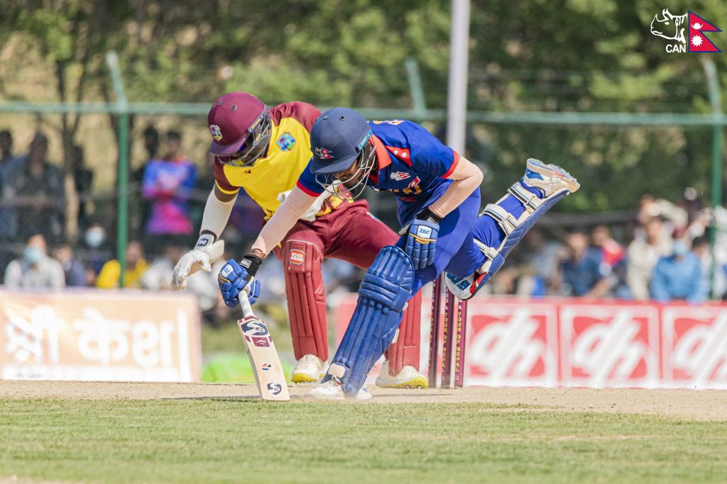 नेपाल वेस्ट इन्डिज ‘ए’विरुद्ध १० रनले पराजित