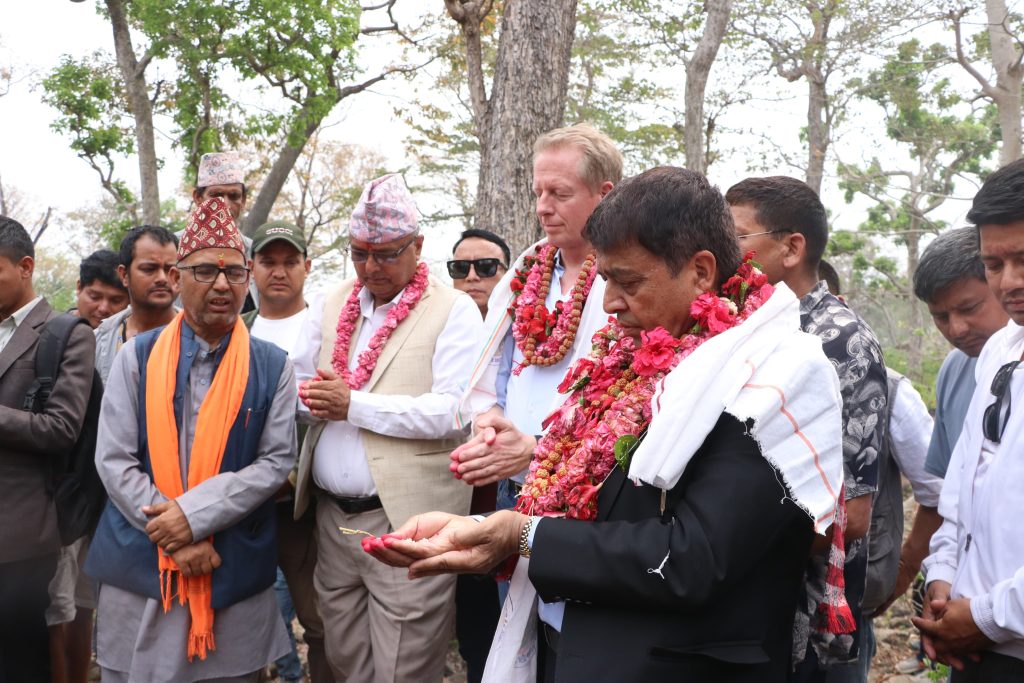 कैलालीको जालपादेवी केबलकार निर्माण कार्य सुरु