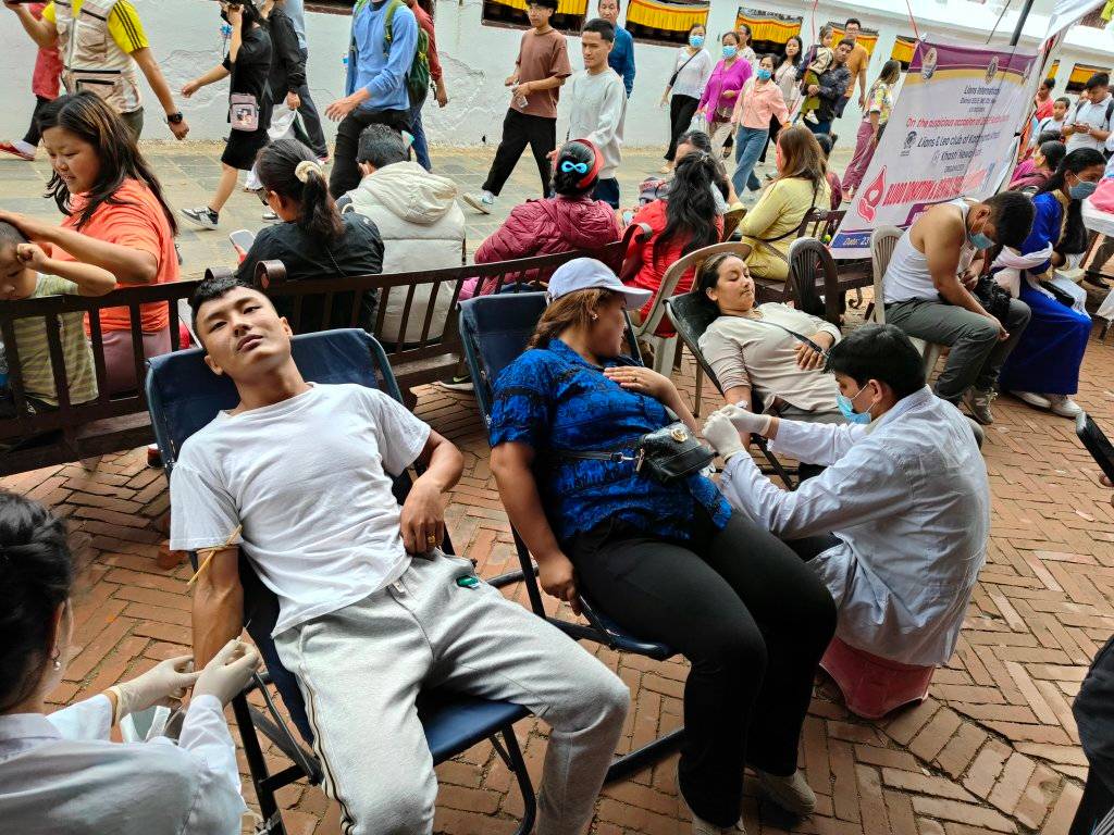खास्ति नेवा: पुच:को आयोजनामा रक्तदान कार्यक्रम सम्पन्न