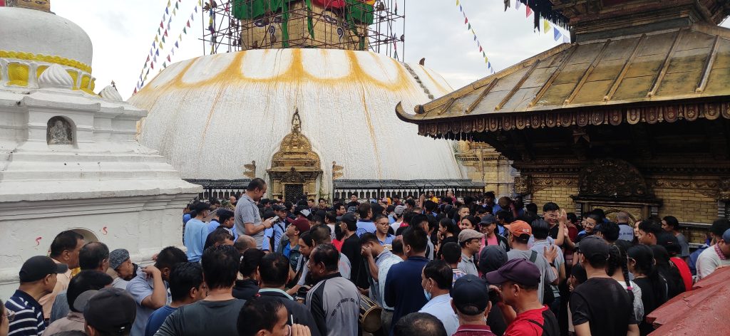 एक महिने गुंला पर्व आजदेखि शुरु, स्वयम्भू महाचैत्यमा महिनाभरि ठूलो मेला लाग्ने