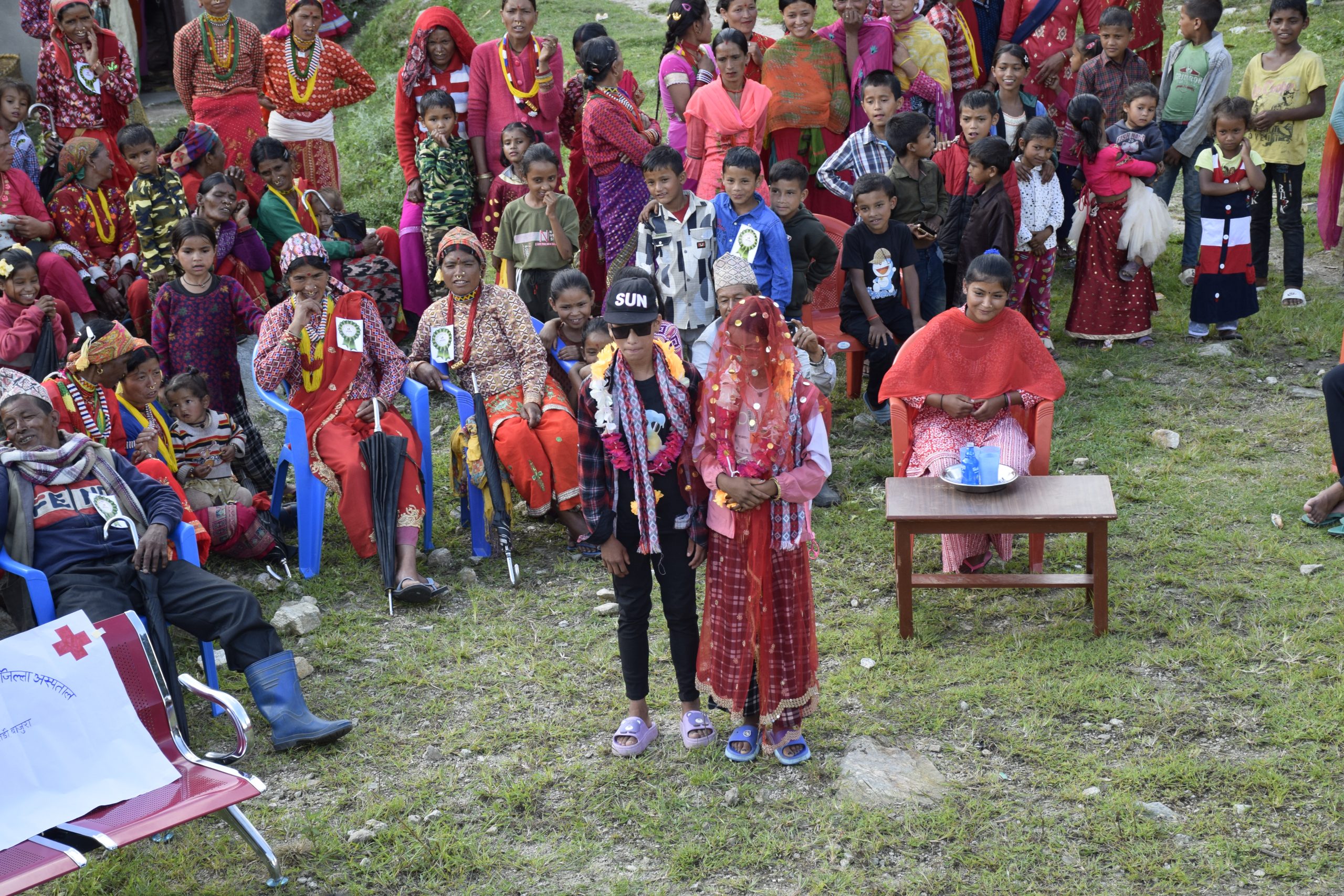 बाजुराको खप्तड छेडेदहमा बालविवाह विरुद्ध नाटक मञ्चन