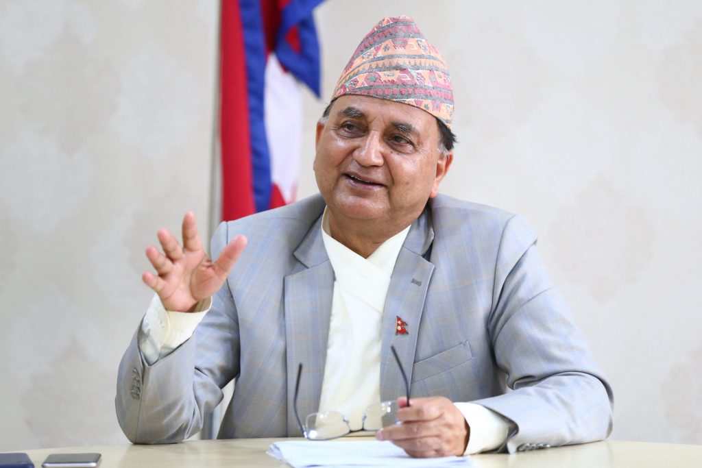 एमाले वरिष्ठ उपाध्यक्ष पोखरेललाई कार्यवाहक अध्यक्षको जिम्मेवारी