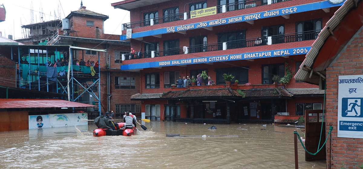 डुबानमा परेपछि सिद्धिस्मृति अस्पतालको सेवा बन्द