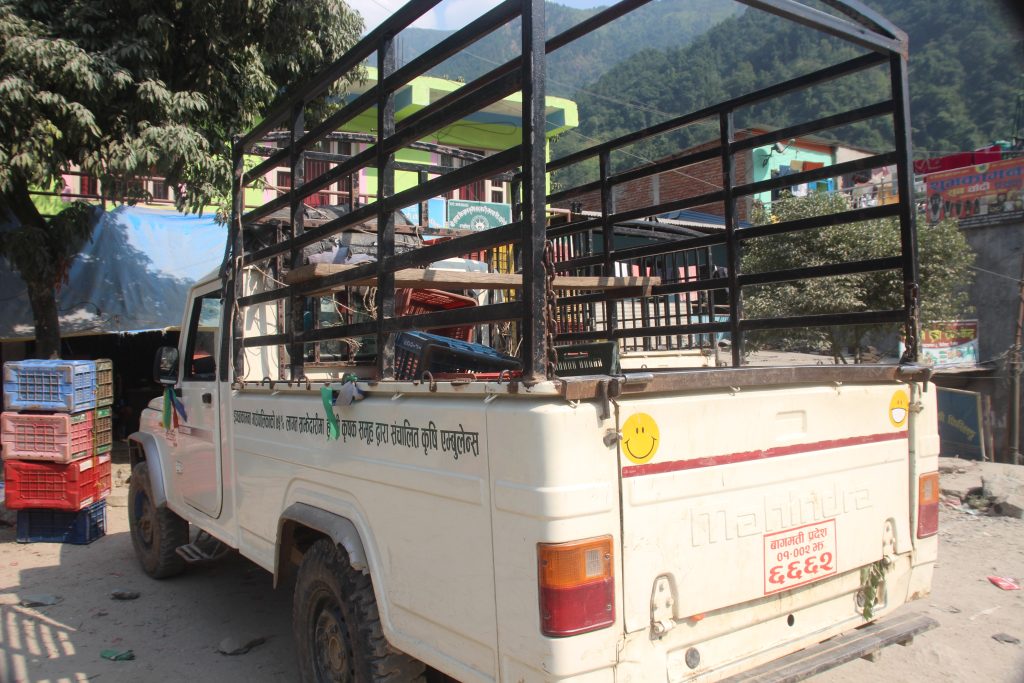 कृषि एम्बुलेन्सले इच्छाकामनाका किसानलाई राहत