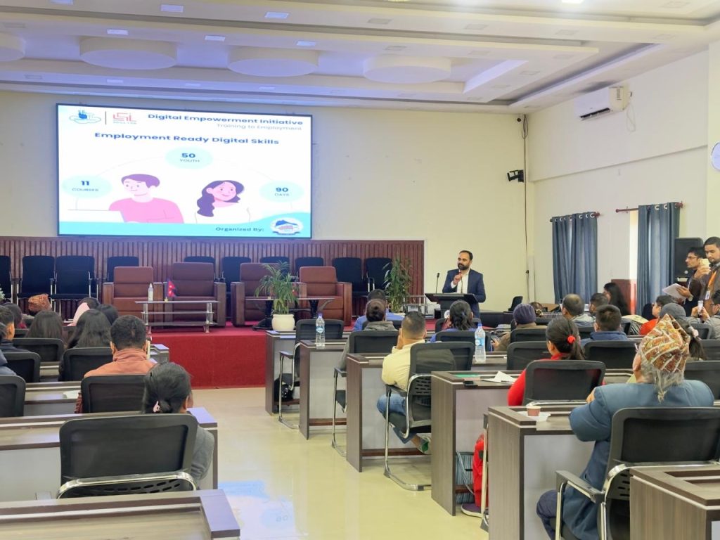 चन्द्रागिरिमा युवालाई ‘डिजिटल’ तालिम