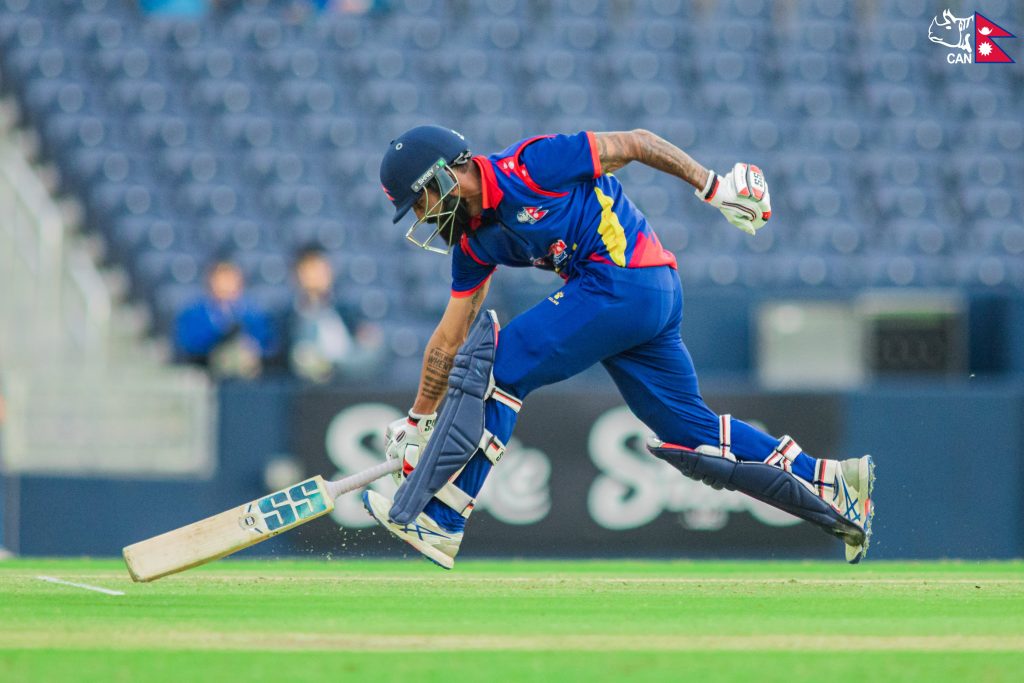 नेपाल अमेरिकासँग ३७ रनले पराजित