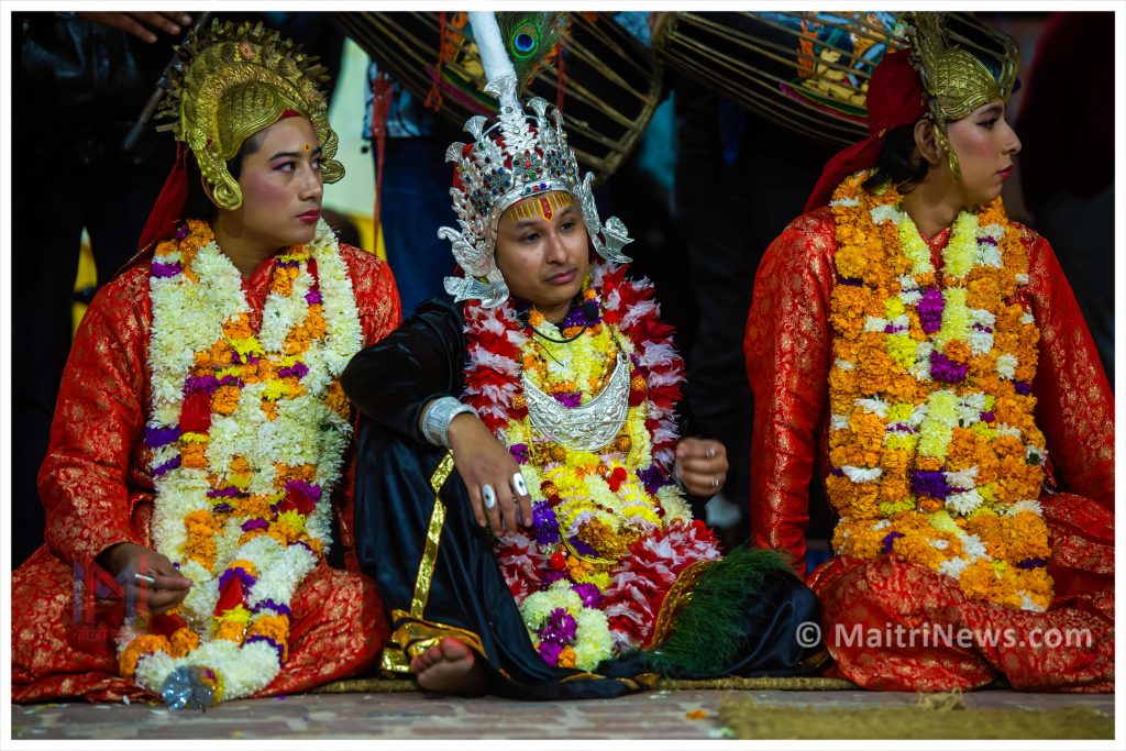 ३८३ वर्षदेखि चल्दै आएकाे पुरानो कात्तिक नाच ललितपुरमा शुरु(७ तस्बिर)