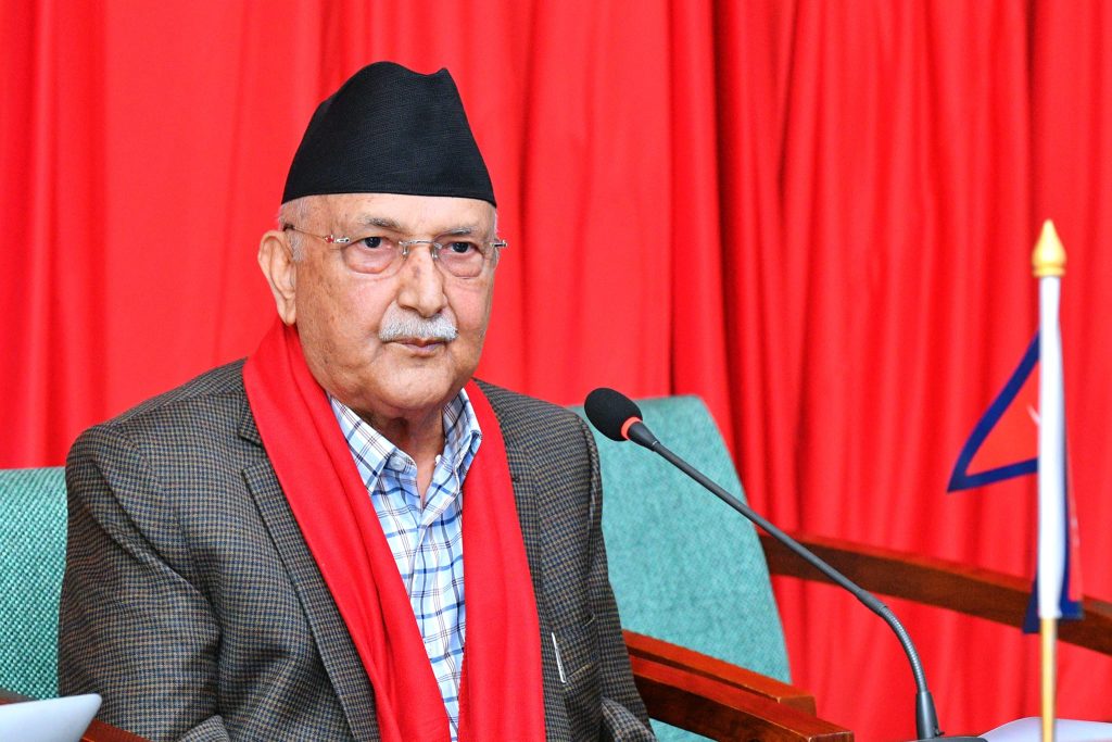 प्रधानमन्त्री ओलीको चीन भ्रमण : आज उच्चस्तरीय भेटवार्ता