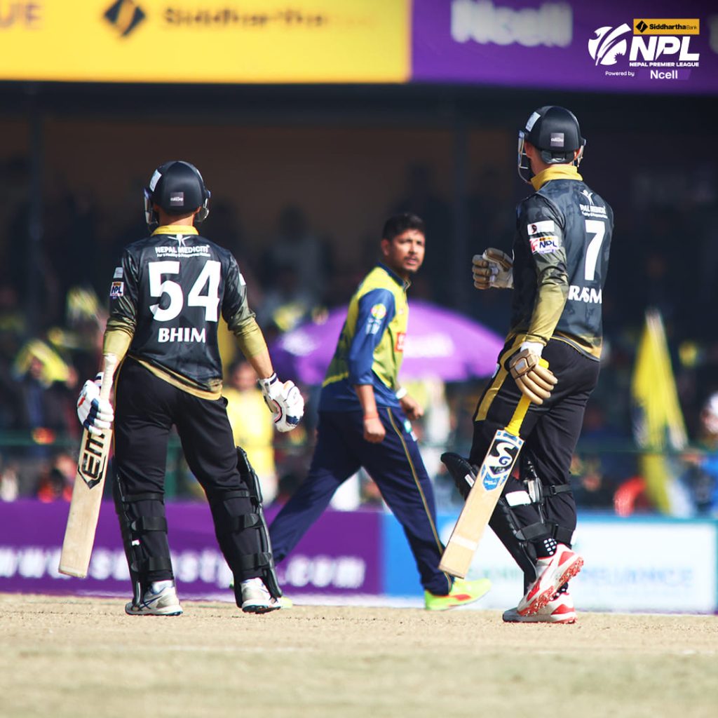 काठमाडौँ गुर्खाज एक विकेटले विजयी