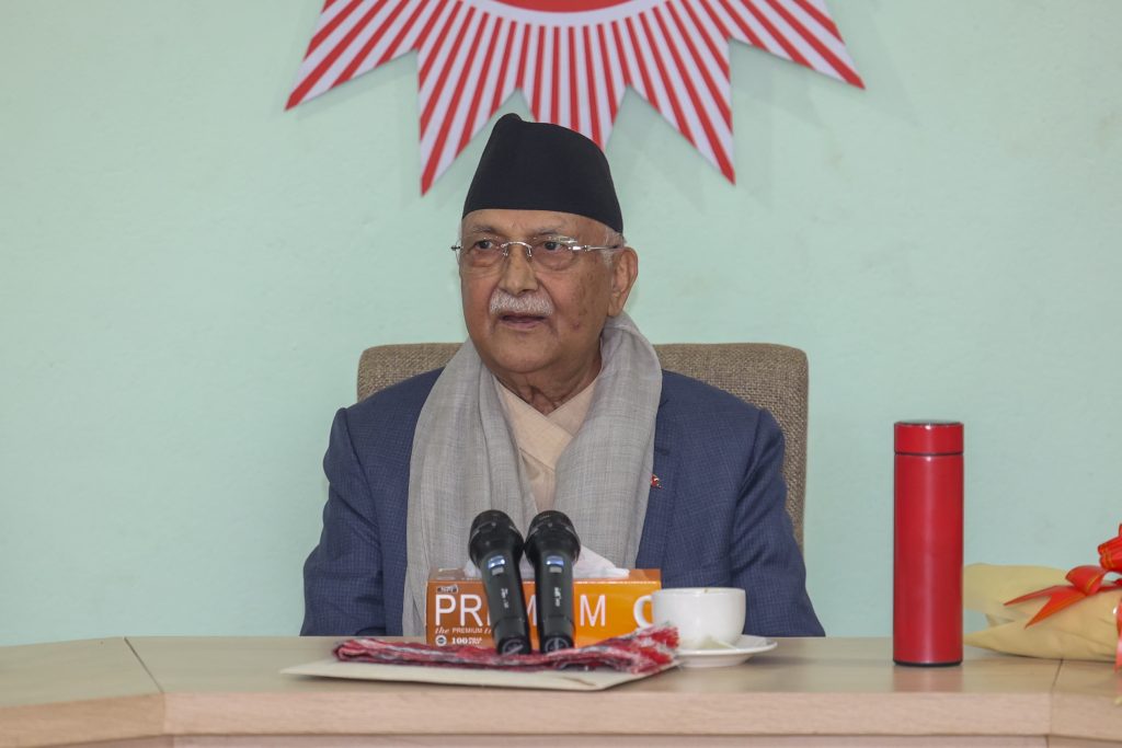 व्यक्तिहरुको रुचि फरक भएपनि साझा उद्देश्य सुन्दर र समृद्ध नेपाल बनाउनु हाे : प्रधानमन्त्री ओली