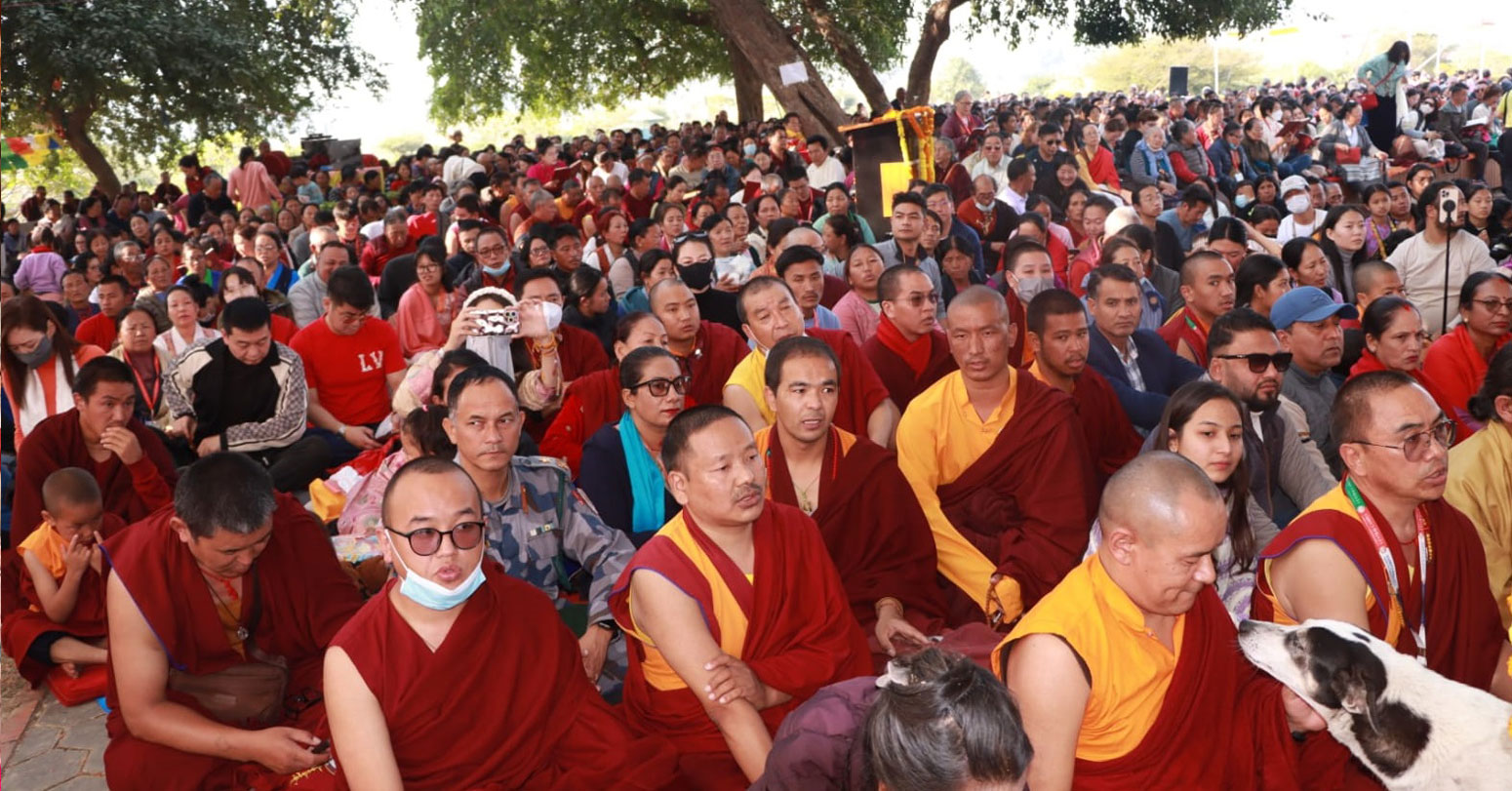 आठ वर्षपछि बुद्धजन्मस्थल लुम्बिनीमा १० दिने शाक्यमोन्लम पूजा