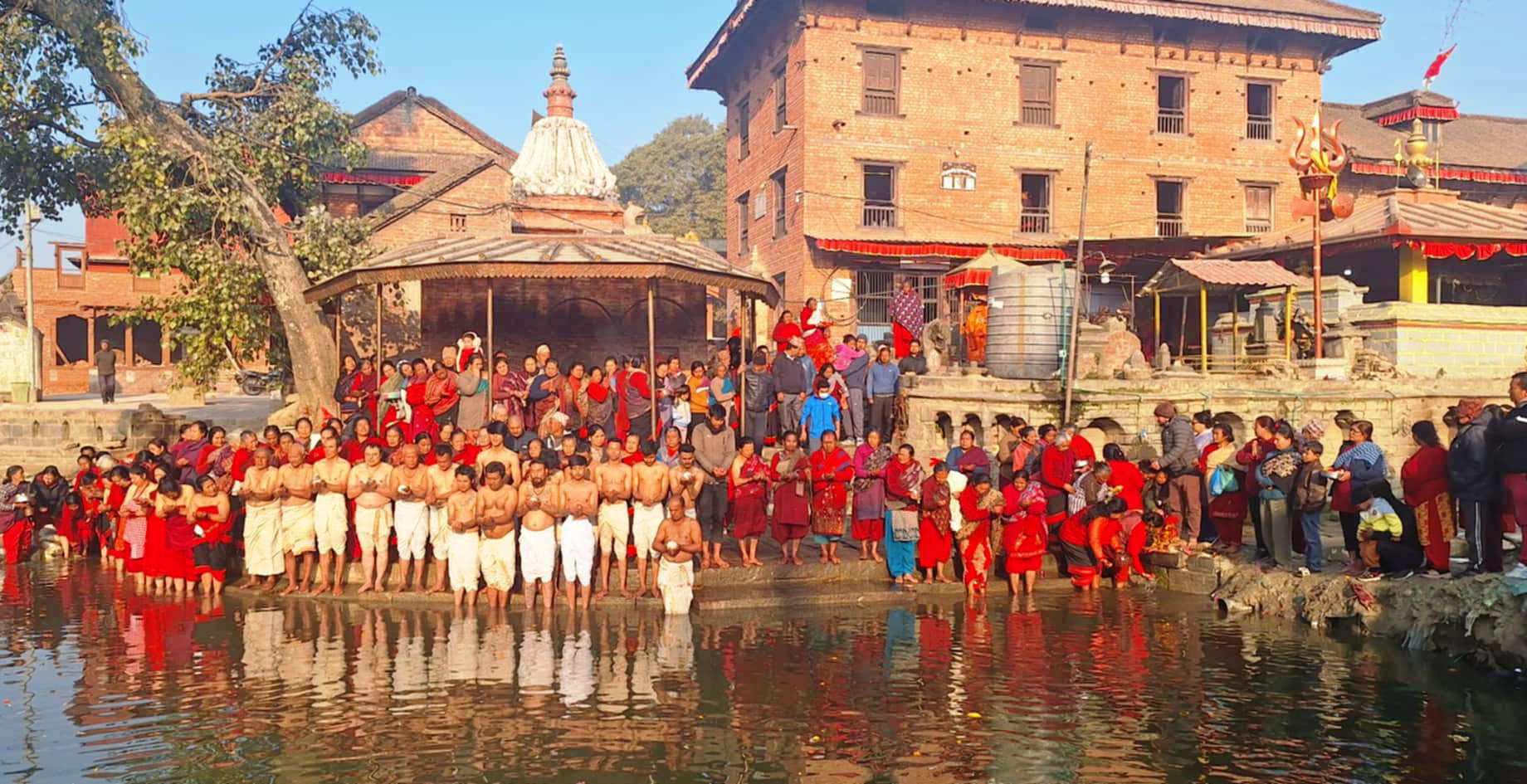 भक्तपुरकाे त्रिवेणीधाममा माधवनारायण मेला सुरु