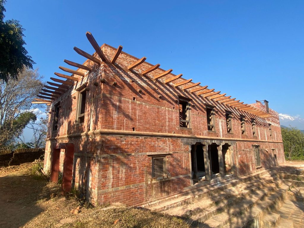 बजेट अभावले लमजुङ दरबारको पुनर्निर्माण अलपत्र