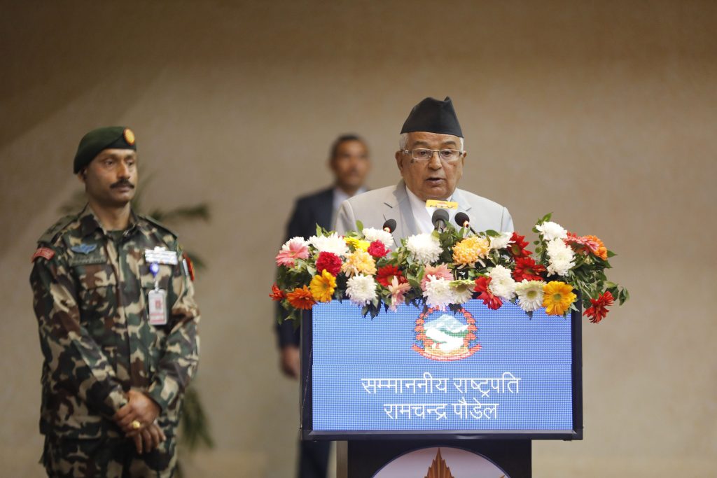 भ्रष्टाचार अनुसन्धानलाई आधुनिक बनाउन राष्ट्रपति पौडेलको जोड