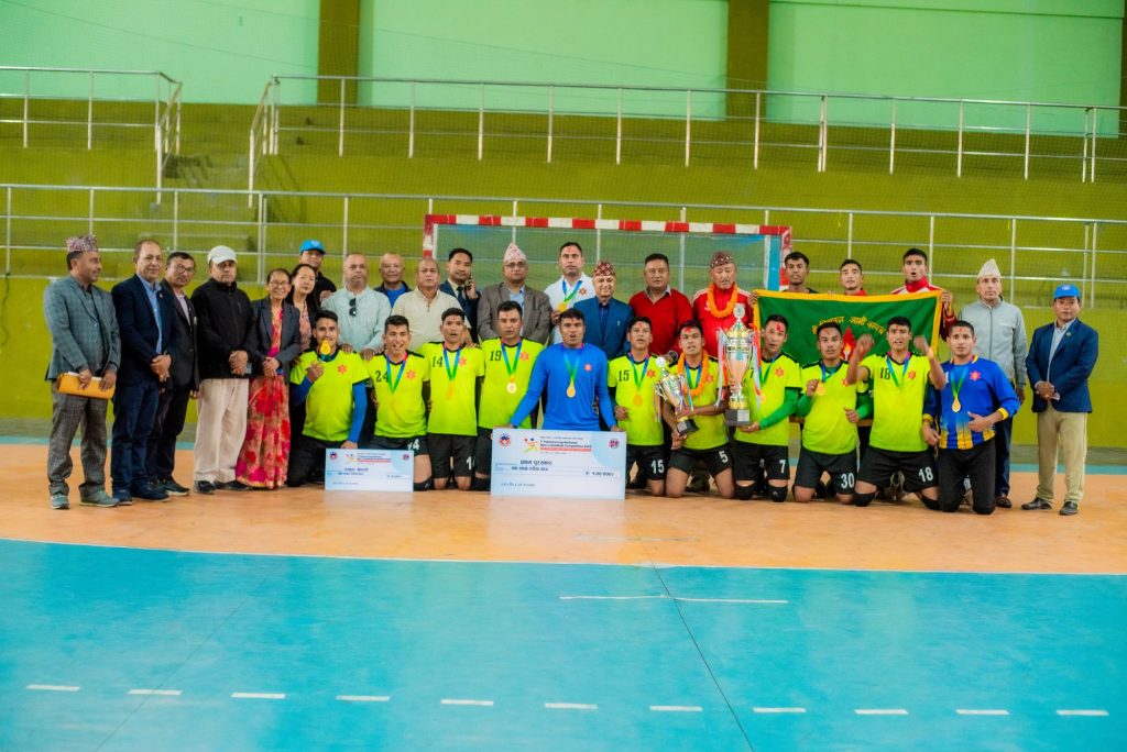 आर्मीलाई पोखरा कप राष्ट्रिय ह्यान्डबलको उपाधि