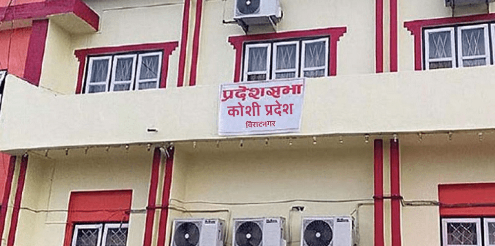 कोशी प्रदेशसभामा विधेयक पेस