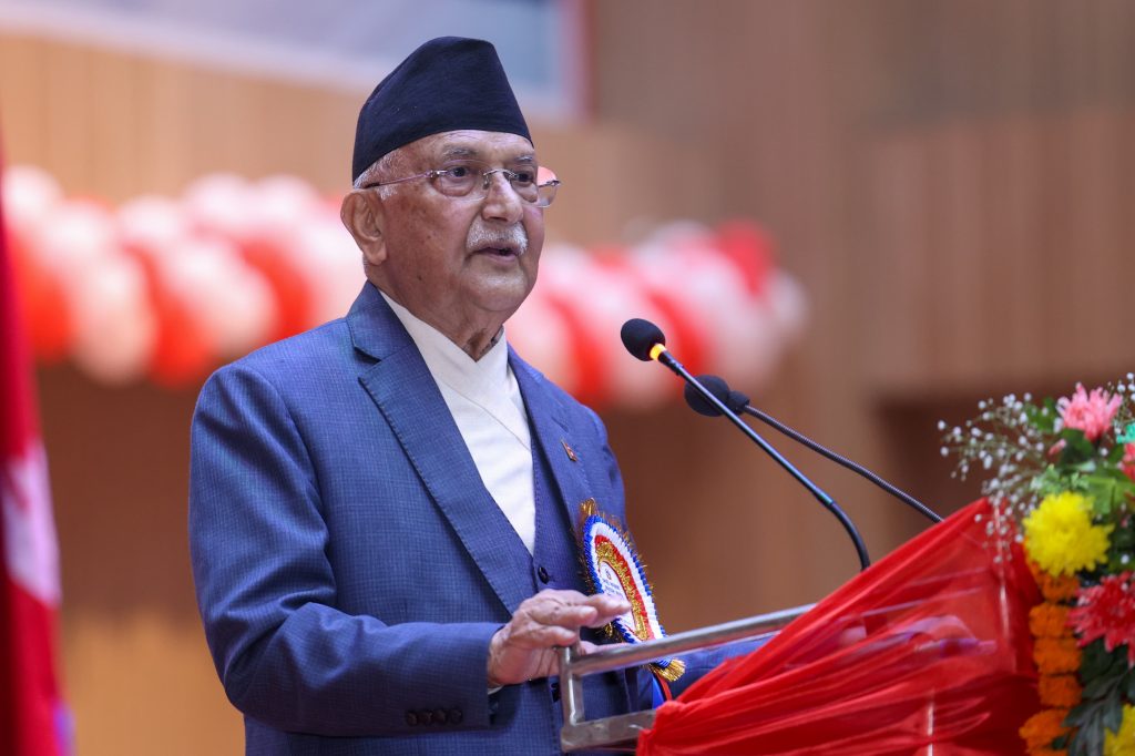 यो संविधान कुनै व्यक्तिले दिएको होइन, जननिर्वाचित संविधानसभाले बनाएको हो : प्रधानमन्त्री ओली