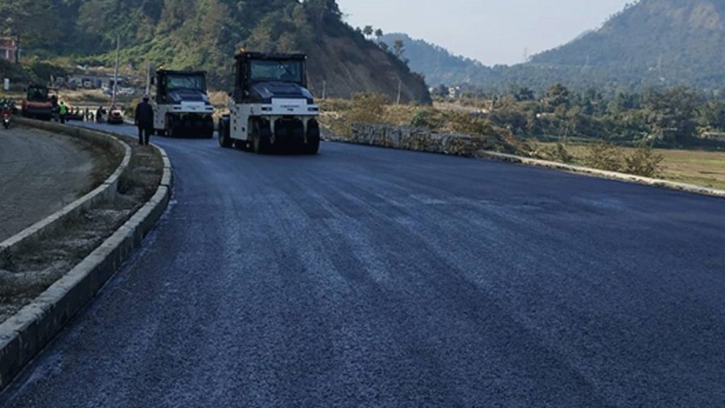 मुग्लिन–पोखरा सडक स्तरोन्नति, ७३ किलोमिटर कालोपत्र सम्पन्न