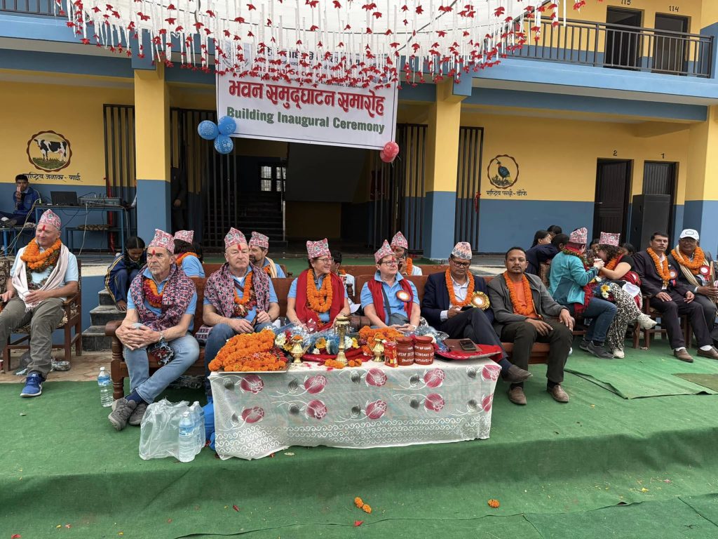 तनहुँकाे शुक्लागण्डकीमा बन्याे दुई करोडकाे विद्यालय भवन