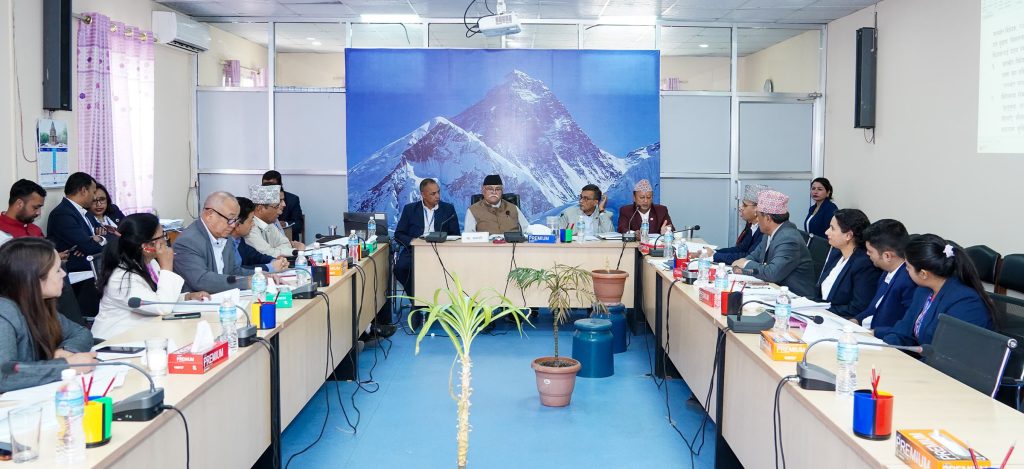 जलस्रोत विधेयक, २०८१ पूर्वाधार विकास समितिबाट पारित