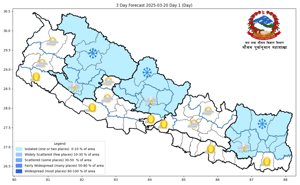 हिमाली भेगमा हिमपातको सम्भावना