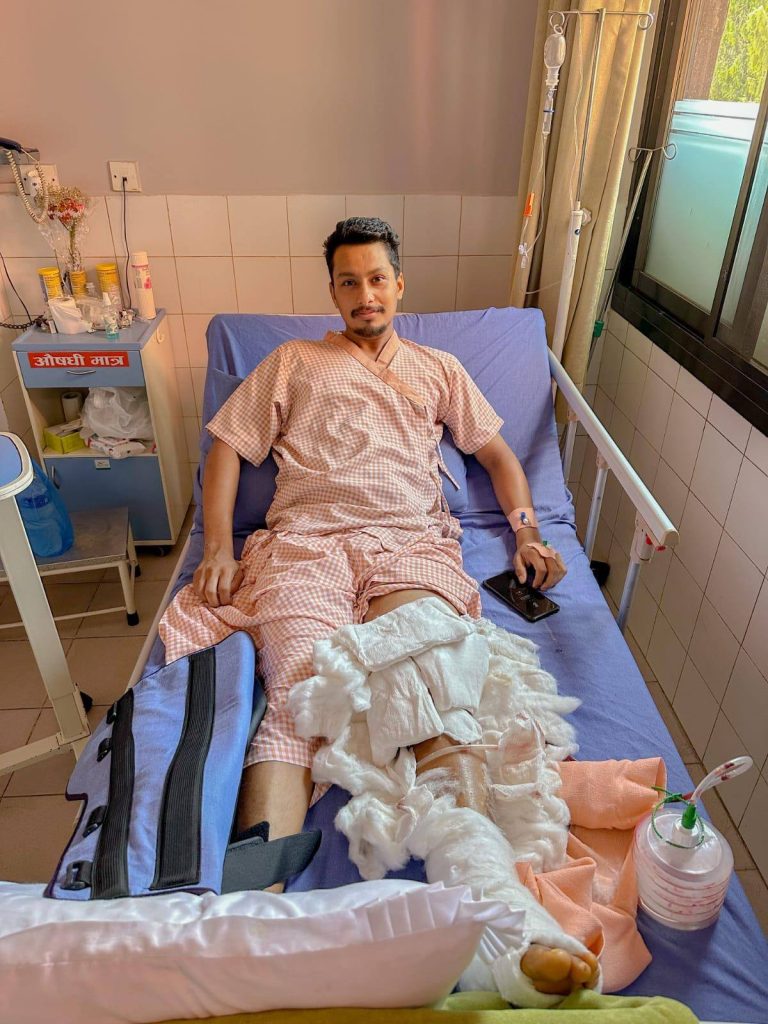 सिद्धान्तलाई क्यानले गर्याे पाँच लाख रुपैयाँ आर्थिक सहयोग