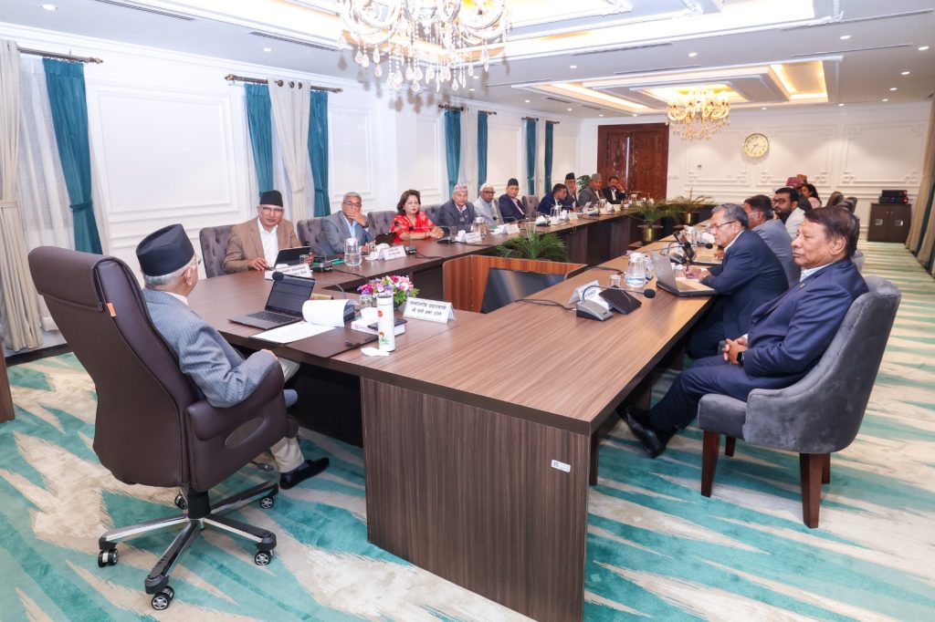 संसदको हिउँदे अधिवेशन अन्त्यका लागि सिफारिस गर्ने सरकारको निर्णय