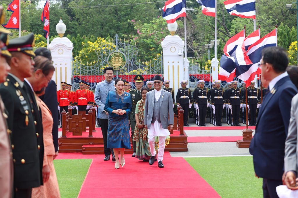प्रधानमन्त्री ओली र थाइल्याण्डका प्रधानमन्त्रीबीच भेटवार्ता