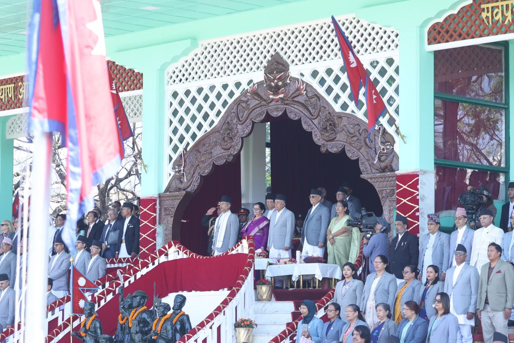 गणतन्त्र दिवस यसरी मनाइयाे टुँडिखेलमा (तस्बिरहरू)