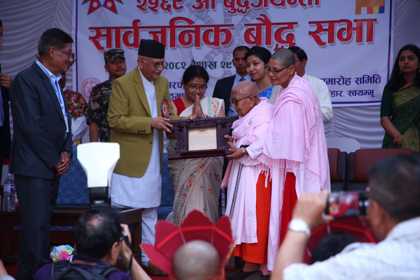 बुद्धका शिक्षाहरूलाई दैनिक जीवनमा अपनाउँदा मानव जातिको कल्याण हुन्छ: प्रधानमन्त्री ओली