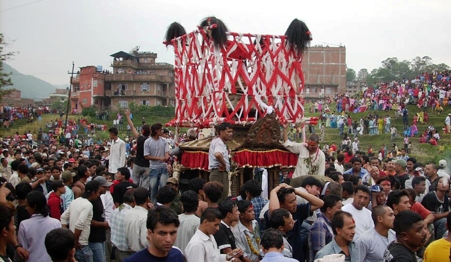 तीनदिनसम्म बनेपामा चण्डेश्वरी जात्रा मनाइँदै