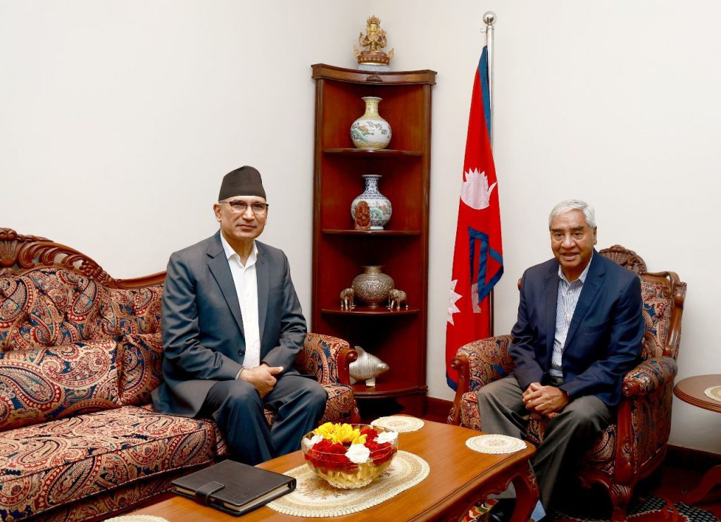 अर्थमन्त्री पौडेलद्वारा आगामी बजेटबारे कांग्रेस सभापति देउवासँग परामर्श