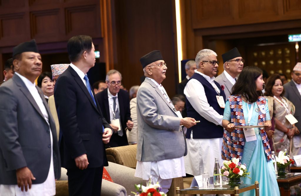 सगरमाथा संवाद सुरु, प्रधानमन्त्री ओलीद्वारा उद्घाटन