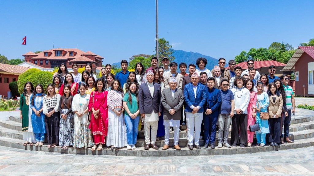 राष्ट्रपतिबाट ‘मेरो भ्वाइस’, ‘मेरो डान्स’का प्रतिस्पर्धीलाई स्वागत