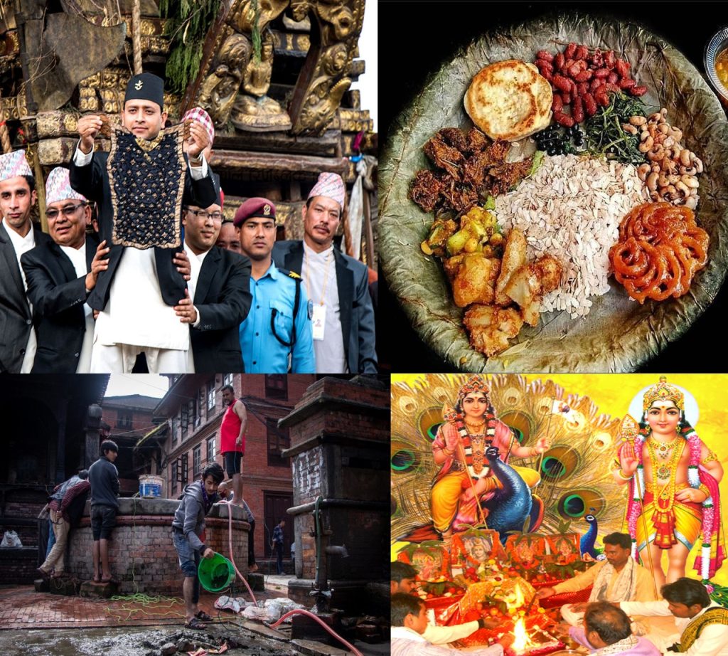 पानीका मुहान सफाइ र कुमार पूजा गर्दै सिथि नखः सम्पन्न, रातो मच्छिन्द्रनाथको भोटो जात्रा पनि आजै