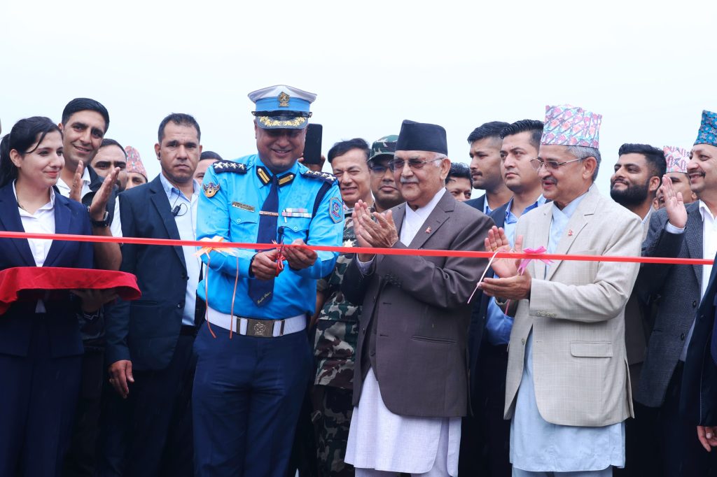 लामो प्रतीक्षापछि ग्वार्को फ्लाई ओभर सञ्चालनमा, प्रधानमन्त्री ओलीद्वारा उद्घाटन