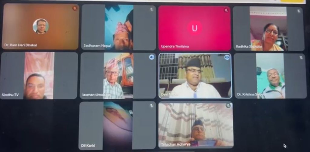 सिन्धु साहित्य सङ्गमको पाँचौँ शृङ्खला भर्चुअल माध्यमबाट सम्पन्न, असारको महिमादेखि द्वन्द्वकालका पीडासम्मका सिर्जना गुञ्जिए