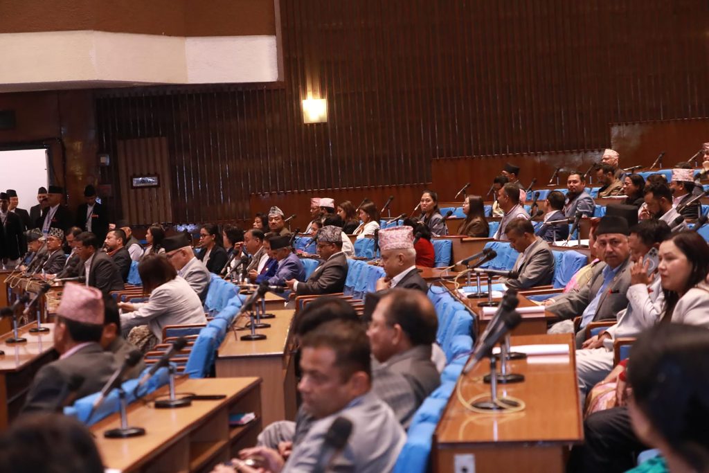 भिजिट भिसा प्रकरणमा छानबिन समिति माग गर्दै रास्वपाको अवरोध, प्रतिनिधिसभा बैठक स्थगित