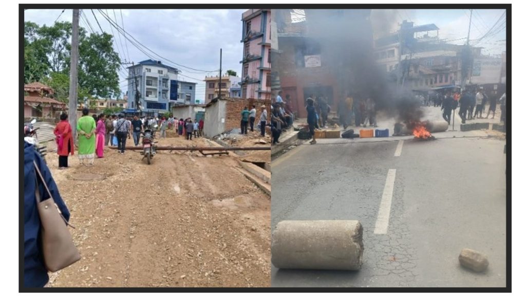 ललितपुरको ठैवमा विद्युत्को पोलले लागेर एक जनाको मृत्यु, स्थानीय आक्रोशित