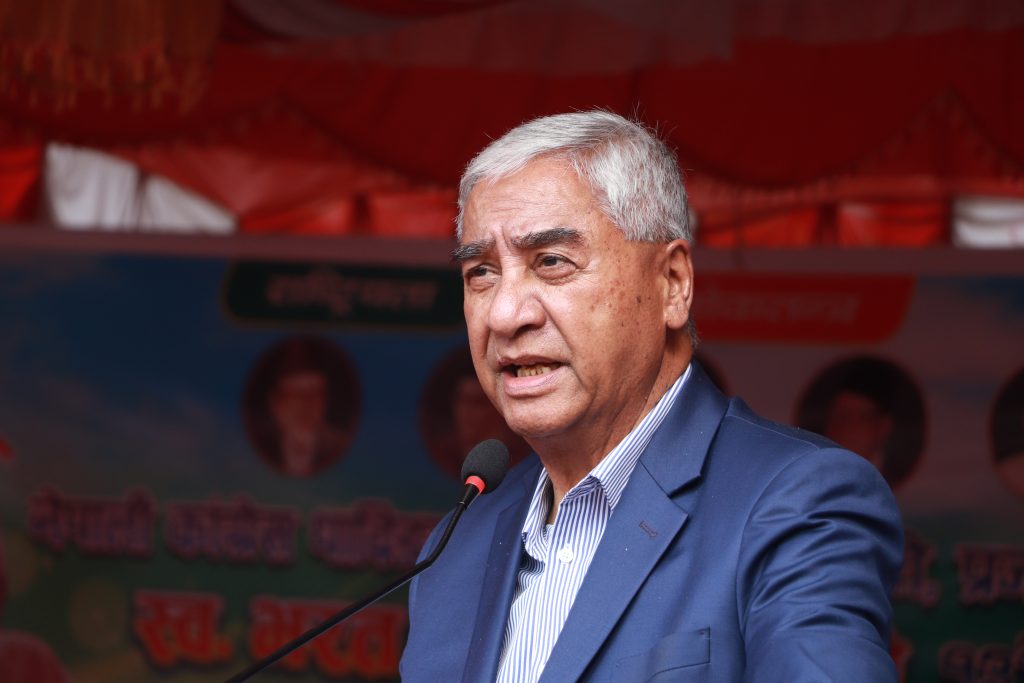 कुनै एक पार्टीलाई एकल बहुमत ल्याउन गाह्रो छः सभापति देउवा