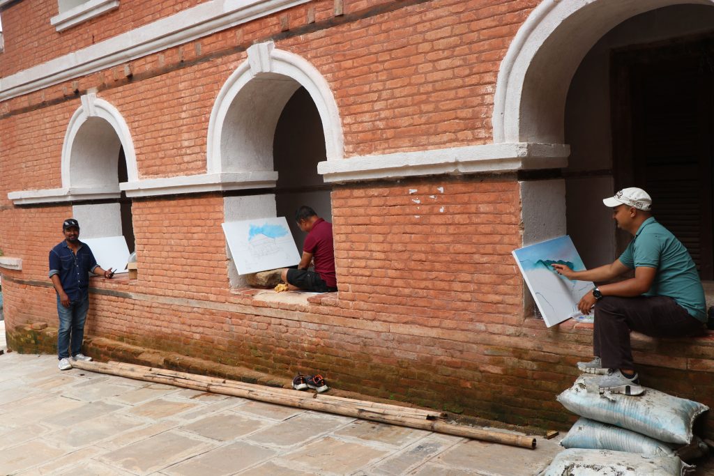 चाँगुनारायण मन्दिरमा ‘चित्रकला कार्यशाला’ सुरु