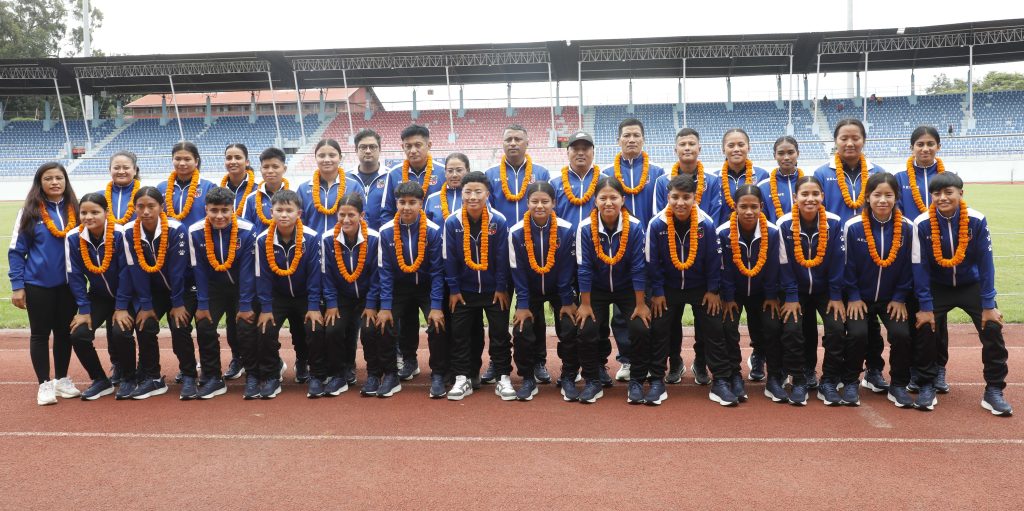 एएफसी यू–२० महिला एसियन कप छनोट खेल्ने टिमको विदाइ