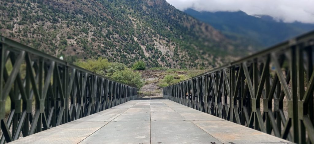 कालीगण्डकी नदीमा बेलिब्रिज जडान