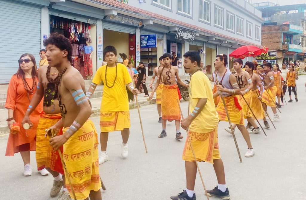 बागलुङमा परम्परागत जोगी नाच प्रदर्शन