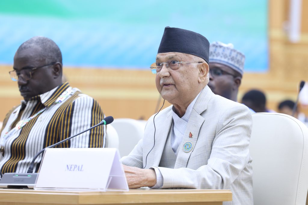 जलवायु संकटविरुद्ध लड्न भूपरिवेष्टित राष्ट्रलाई विशेष सहयोग आवश्यक : प्रधानमन्त्री ओली