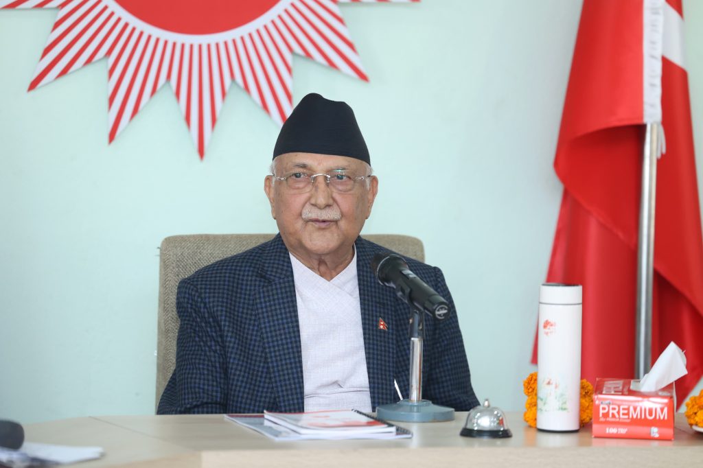 पार्टी सम्बद्ध प्रतिष्ठान र फाउण्डेशनहरु पार्टी विपरीत प्रयोग हुनु हुँदैन : अध्यक्ष ओली