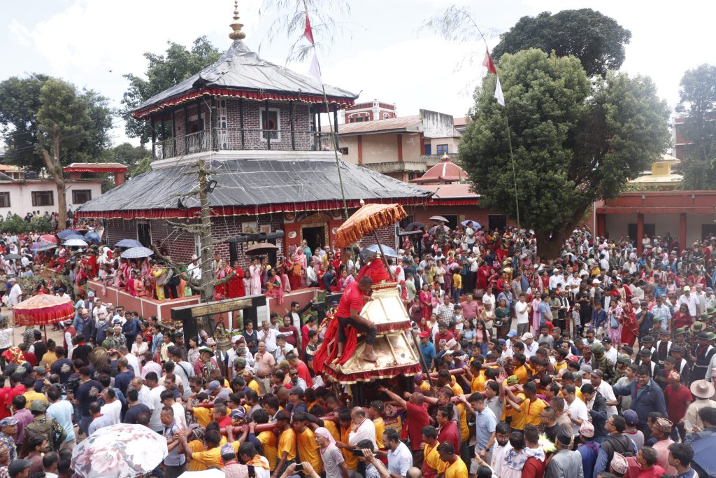 पाल्पामा ऐतिहासिक भगवती सिन्दुर जात्रा भव्यताका साथ सम्पन्न