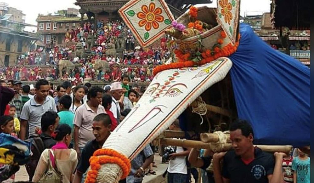 भक्तपुरमा आजबाट मुपात्र र याँमता जात्रा सुरु